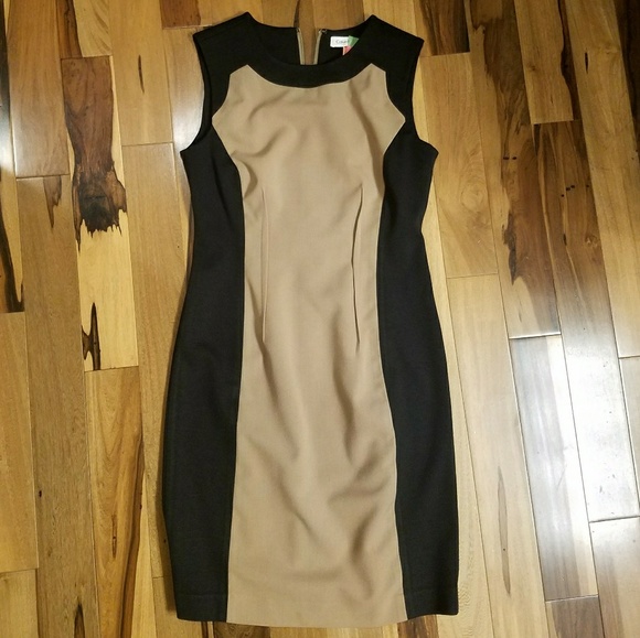 Calvin Klein Dresses & Skirts - 🌟Calvin Klein Tan / Black Dress